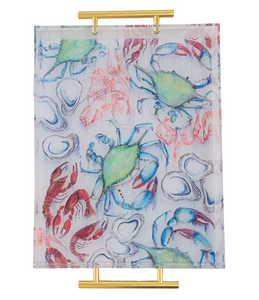 "Louisiana Seasons" Acrylic Tray