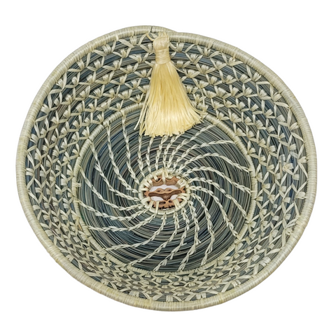 Long Pine Needle Handwoven Basket #11
