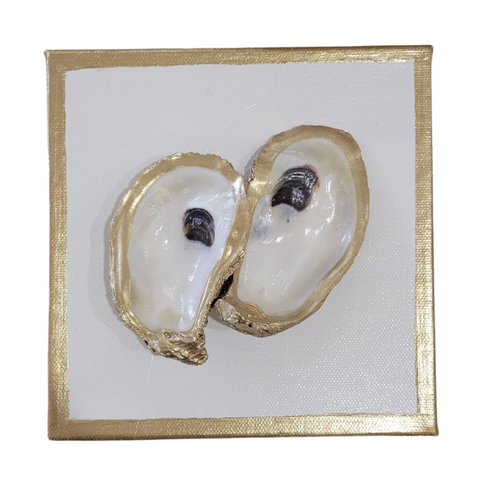 Oyster Canvas Art 6x6