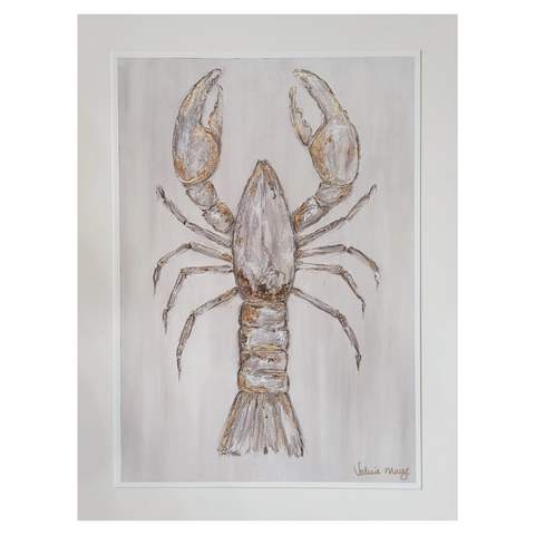 "Fancy Claws" Matted Fine Art Reproduction