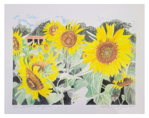 "Gilliam Sunflowers" 11x14 Print