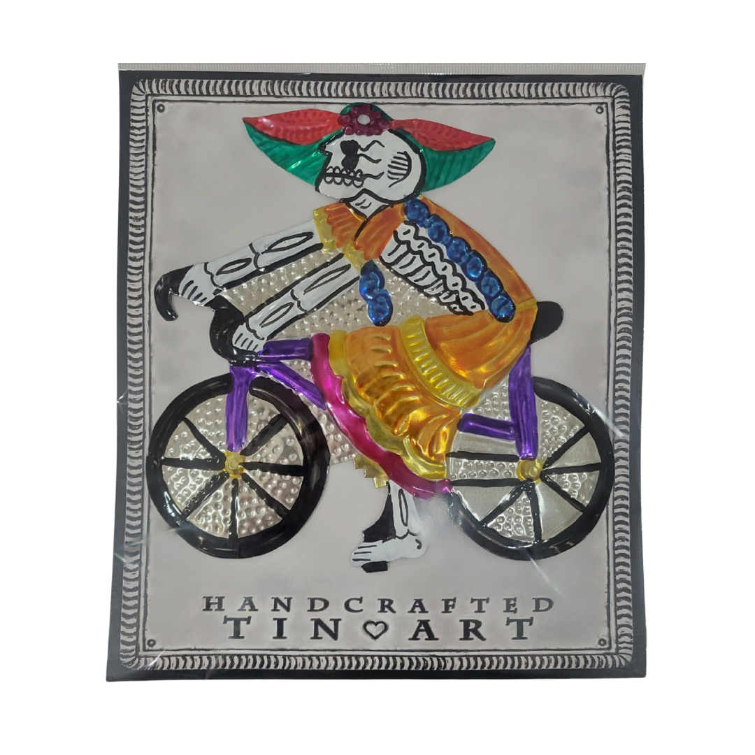 Tin Day of the Dead Catrina