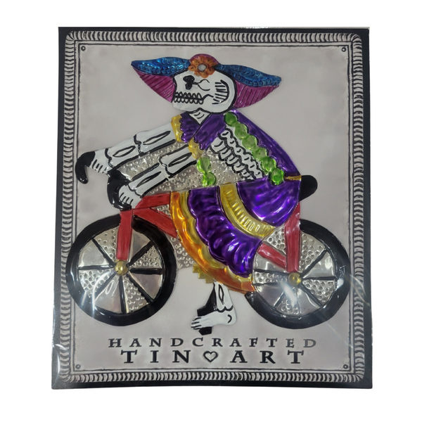 Tin Day of the Dead Catrina
