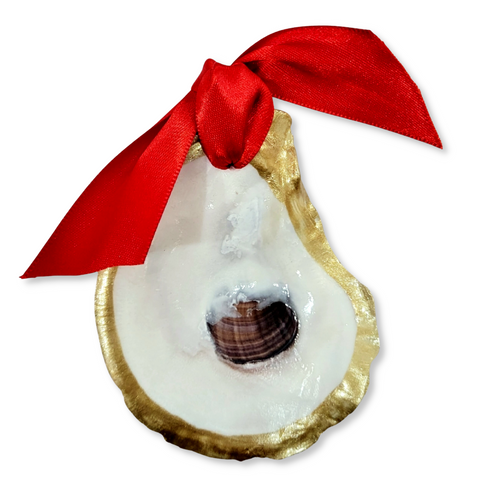 Double Sided Oyster Ornament