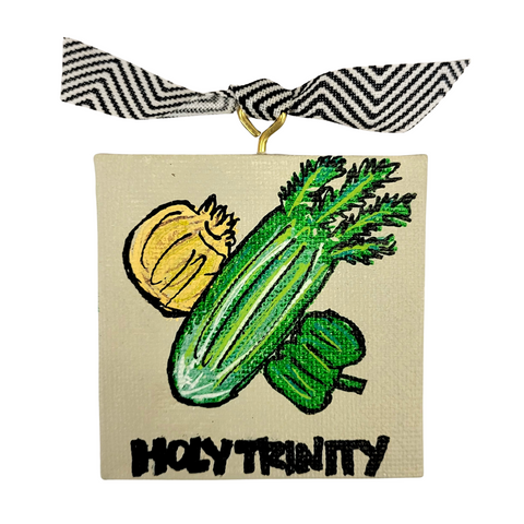 "Holy Trinity" Canvas Ornaments