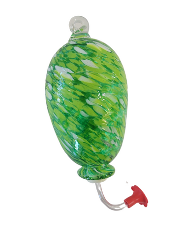 Blown Glass Hummingbird Feeders