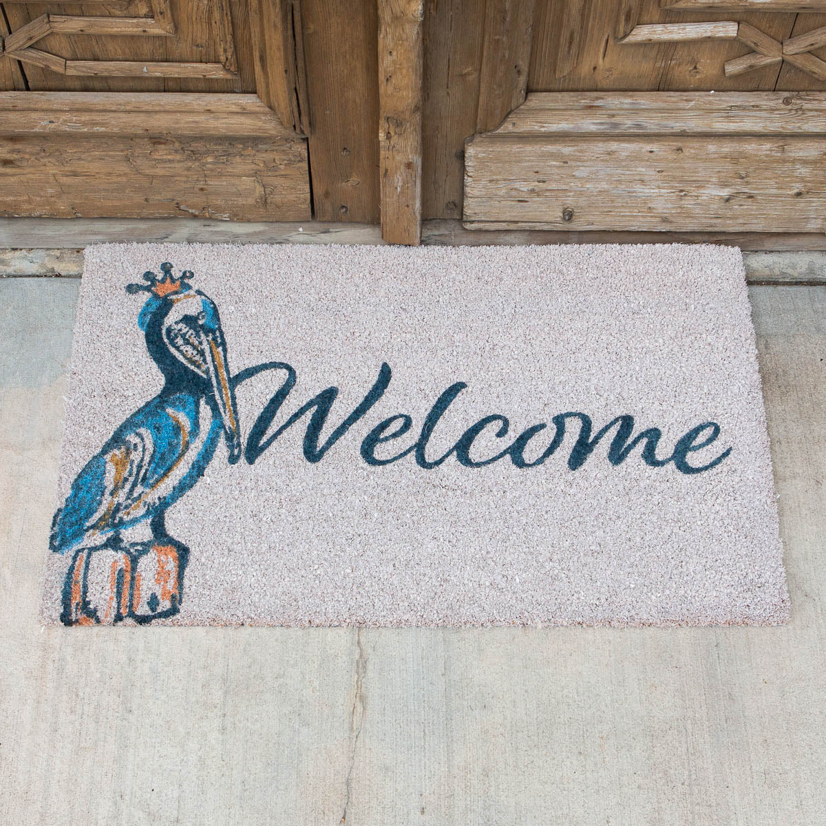 Welcome Pelican Coir Doormat