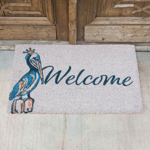 Welcome Pelican Coir Doormat