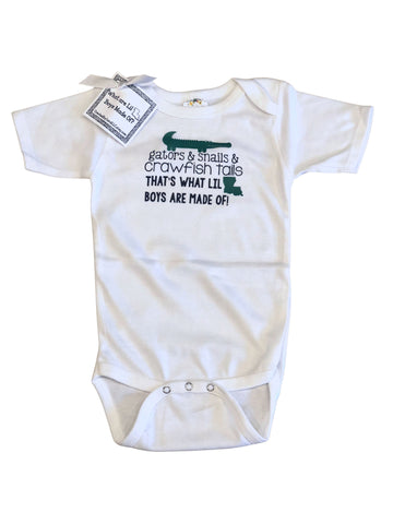 What LA Boys are Made Of Onesie