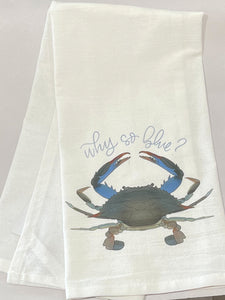 Why so Blue, Crab? Towel