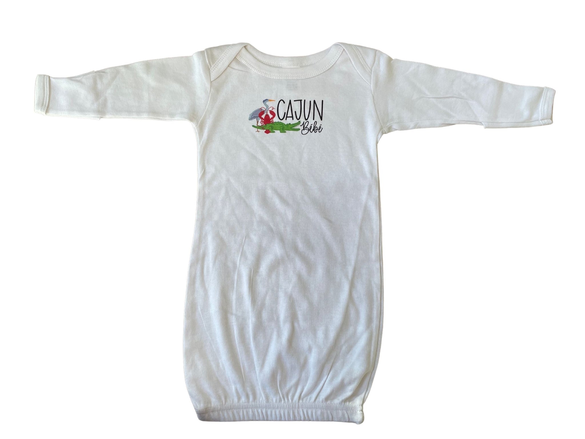 Cajun Bébé Newborn Gown