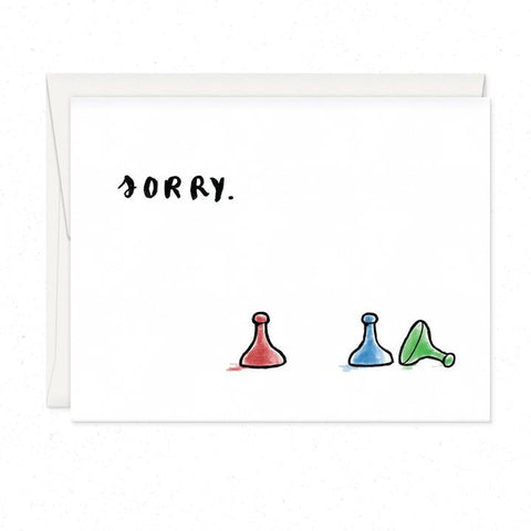 Sorry Game-Greeting Card - 318 Art and Garden