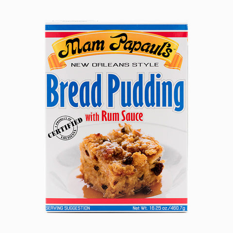 Mam Papaul's Bread Pudding with Rum Sauce