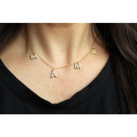 Gold MAMA Necklace