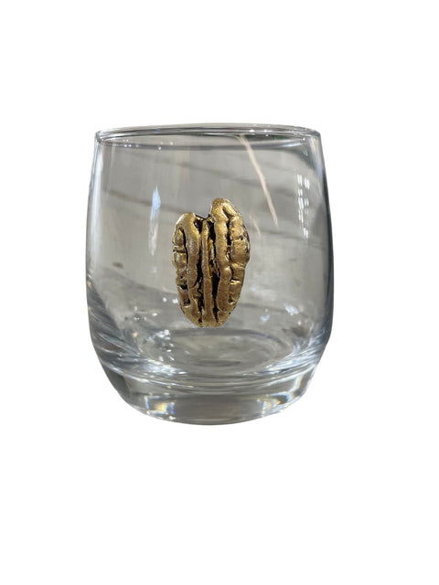 Pecan Old Fashioned Wobble Glass Set