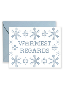 "Warmest Regards" Holiday Greeting Card